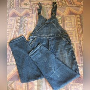 Free People Denim Jean Overalls Size 26